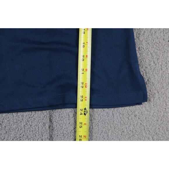 New Devon and Jones Golf Polo M Womens Blue Sun Protection UPF 15 Espn Dri Fast - Picture 7 of 7